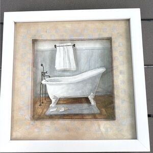 Bathroom  3-D Shadowbox Wall Decor